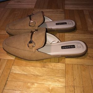 Tan Suede loafers